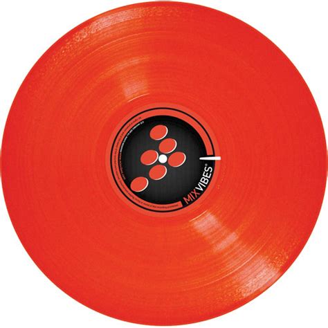 Mixvibes Vinyl V2b Timecode Vinyl Red Redvinyl Bandh Photo