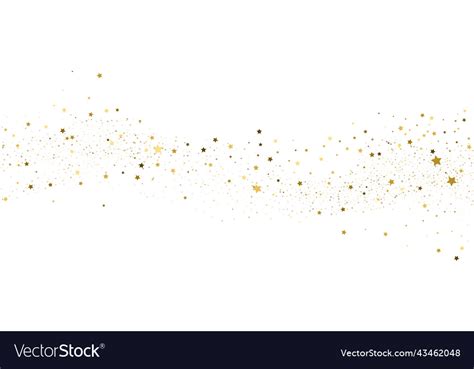 Light Gold Glitter Confetti Texture Royalty Free Vector