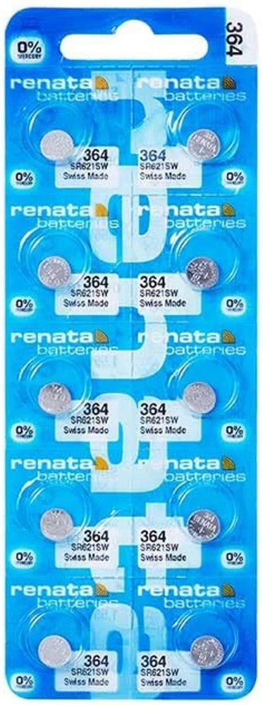 20Mah Renata Coin Cell Coin Battery 364 AG1 And SR621SW Operating