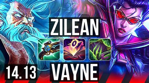 Zilean Vs Vayne Top 5 1 16 69 Winrate Br Master 14 13 Youtube