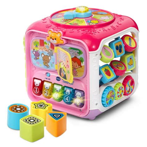 Vtech Sort And Discover Activity Cube Great Toy For Infant Pink