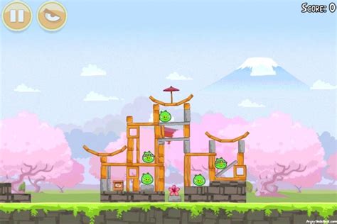 Angry Birds Seasons Cherry Blossom Level 1 3 Walkthrough AngryBirdsNest