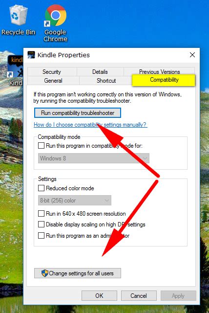 Change Compatibility Mode Settings For Apps In Windows