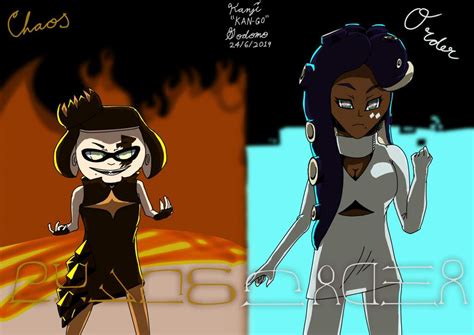 Chaos Vs Order Fanart Splatoon Amino