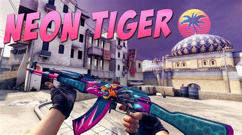 Cs Go Ak Neon Tiger Gameplay Workshop Youtube