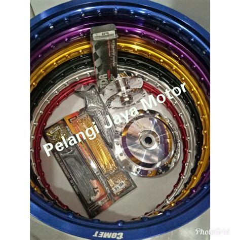 Jual Paket Velg Comet Velg Tromol Jari Cakram Bonus Rakit Motor Vario