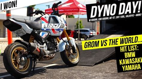 Nouvelle Comp Tition Honda Grom Dyno Chevaux Vs Africa Twin