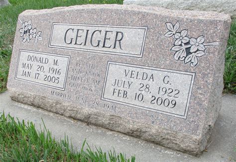 Velda Holder Geiger M Morial Find A Grave