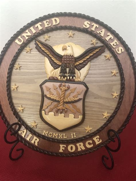 United States Air Force Wooden Wall Decor Air Force Gifts Etsy