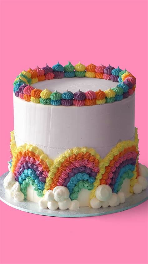 Cake Rainbow Baking Rainbow Cloud Cake Rainbow Cloud Cake Cloud Cake Rainbow Layer Cakes