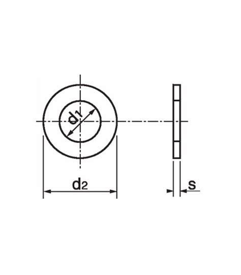 M Flat Washer Bright Zinc Plated Bzp Din