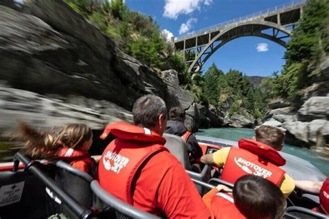 Shotover River Extreme Jet Boat Ride In Queenstown New Zealand