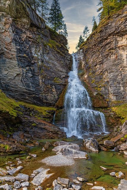 Wasserfall Bachlauf Natur Kostenloses Foto Auf Pixabay