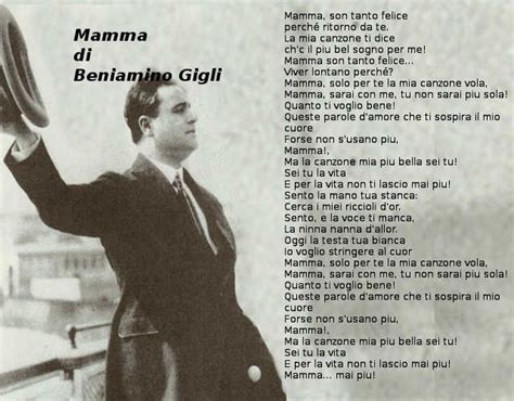 Mamma Di Beniamino Gigli Con Testo Storia E Video Caff Book