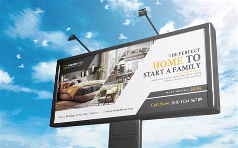 Real Estate Billboard Professional Real Estate Billboard Modern Eye