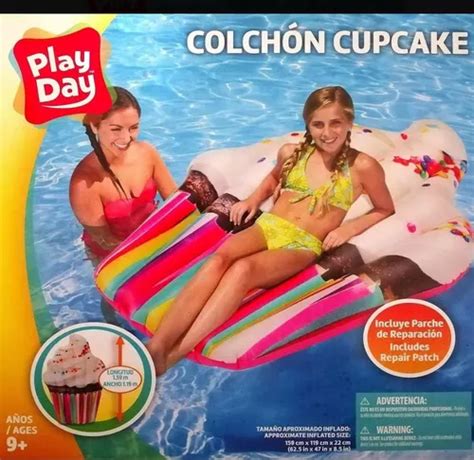 Cupcake Gigante Inflable Flotador Salvavidas Piscina Alberca Mercadolibre