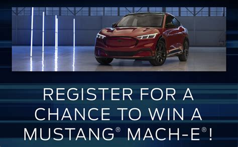 Ford EV Tour Sweepstakes