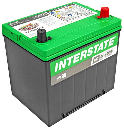 Interstate Mt35 Car Starting Battery Mega Tron 600cca 24 Month Warranty