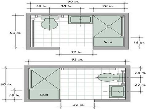 Small Bathroom Layout With Dimensions – TRENDECORS