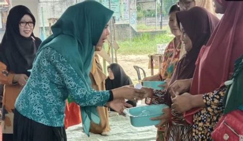 Ketua TP PKK Talang Kelapa Mendorong Partisipasi Pemilu Di HUT Posyandu