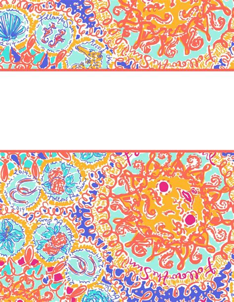 Lilly Pulitzer Binder Covers Free Printable Printable Templates Your