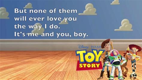 Youve Got A Friend In Me Toy Story Lyric Video Youtube