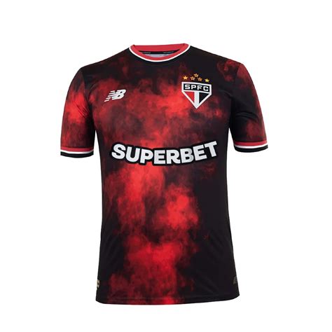 Camisa São Paulo New Balance 2024 Uniforme 3 Jogador Masculino