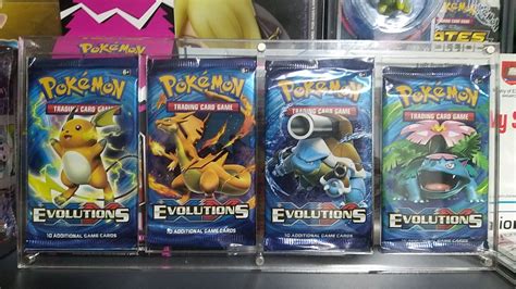 Pokemon Xy Evolutions Vintage Booster Pack Art Set Hobbies And Toys