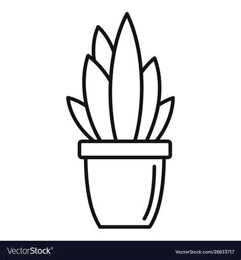 Outline Succulent Plant Clipart Clipart Clip Art Vector Png Graphic