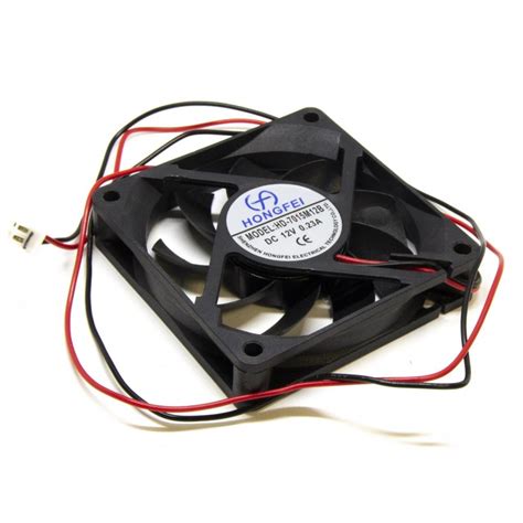 VENTILADOR 70X70X10 (HD-7015M12B) 12V/0,23A COLOR JET - Power Light