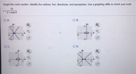 Solved Graph The Conic Section Identify The Vertices Foci Chegg