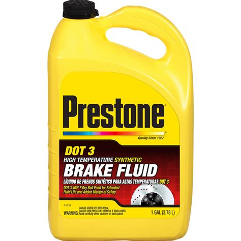 PrestoneÂ® Hi Temp Synthetic Dot 3 Brake Fluid 1 Gal