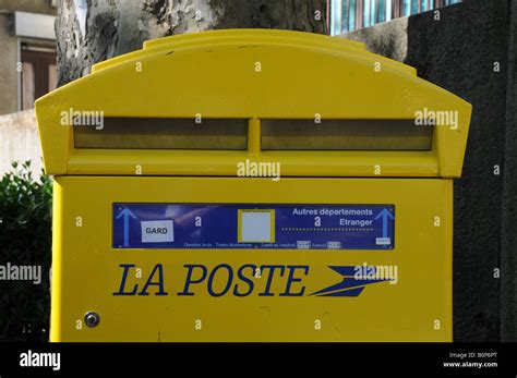 La Poste Yellow Post Box High Resolution Stock Photography And Images