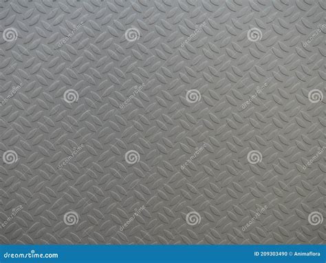 Background Of Metal Diamond Plate In Silver Color Stock Photo Image