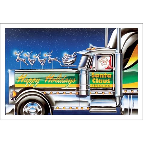 Happy Holidays Trucking Paul Oxman Publishing