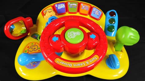 Turn And Learn Driver Learn And Play Vtech Toy Fine Motor Skills Toy