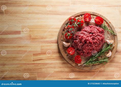 Ingredient For Cooking Grilled Meat Ground Meat Stock Photo Image