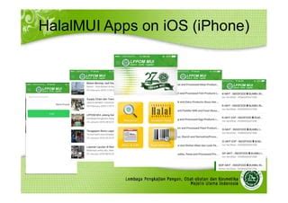 Pengenalan Sertifikat Halal MUI Dan Sistem Jaminan Halal PPT
