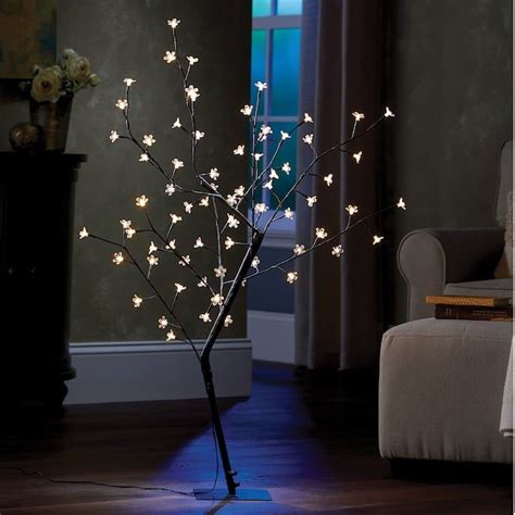 Led Cherry Blossom Tree Floor Lamp Midnight Velvet Tree Floor Lamp