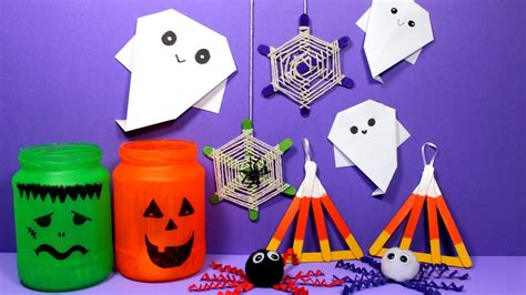 Easy Kids Craft Halloween Crafts For Kids Youtube