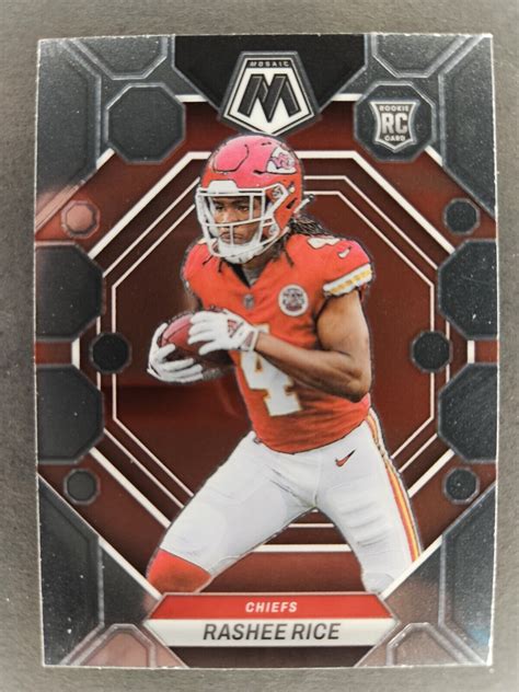 Rashee Rice 2023 Panini Mosaic Rc Rookie Card 357 Chiefs Ebay