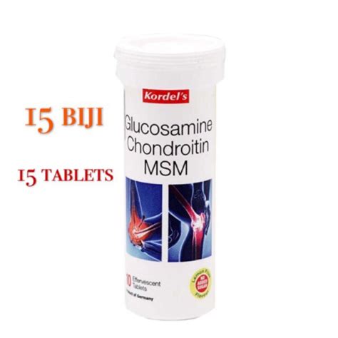 Kordel S Glucosamine Chondroitin Msm X S Shopee Malaysia