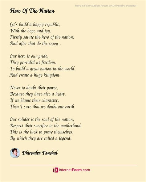 hero   nation poem  dhirendra panchal