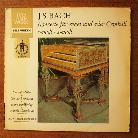 Bach Konzerte Fur Cembali Bwv Bwv Bwv Eduard