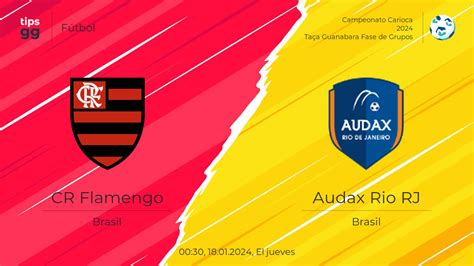 CR Flamengo Vs Audax Rio RJ El 18 01 2024 En La Campeonato Carioca 2024