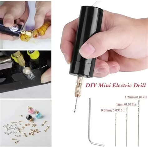 Handheld Mini Furadeira El Trica Diy Usb Broca El Trica Ferramentas