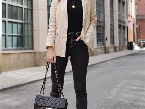 Outfits Elegantes Con Jeans Negros Casuales Y Para La Oficina Actitudfem