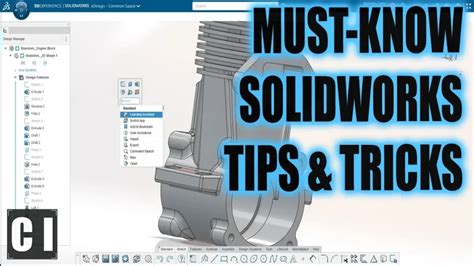 Must Know Solidworks Cad Tips Tricks Toboost Your Productivity