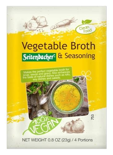 Seitenbacher Vegetable Broth and Seasoning -- 0.8 oz - Vitacost