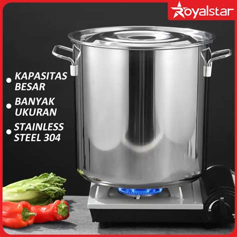 Jual Royalstar Panci Dandang Stainless Steel Sus Tebal Dandang Bakso